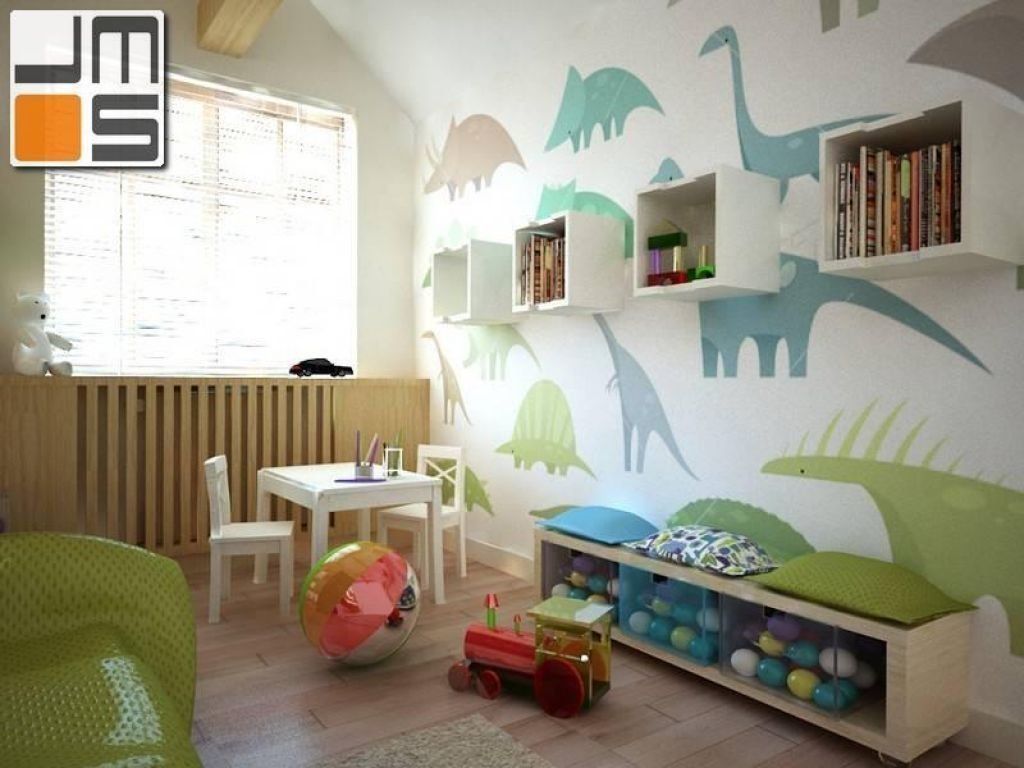 Projekt przytulnego pokoju dziecięcego, pomysłowa dekoracja na ścianie w pokoju dziecka