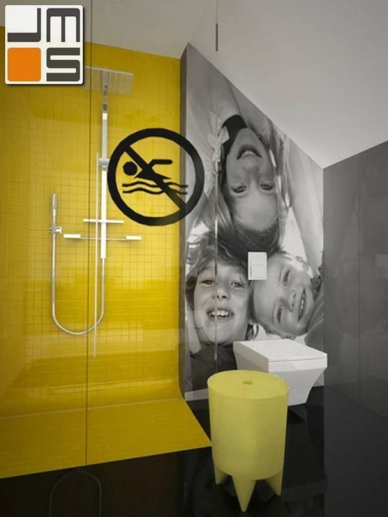 Pomysł na aranżację wnętrz z prysznicem w łazience dziecięcej